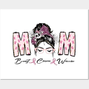 Mom Breast Cancer Warrior Posters and Art